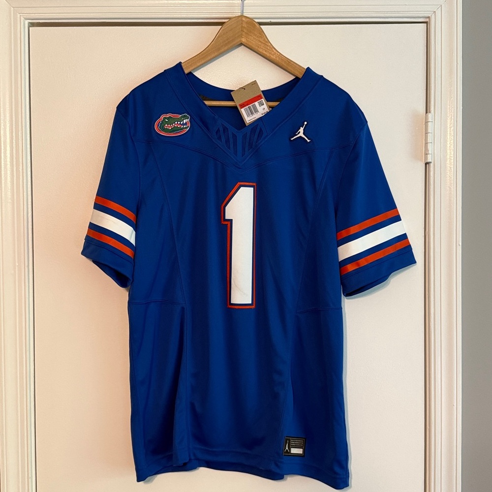 Nike Jordan Florida Gators Jersey #1 Blue Large